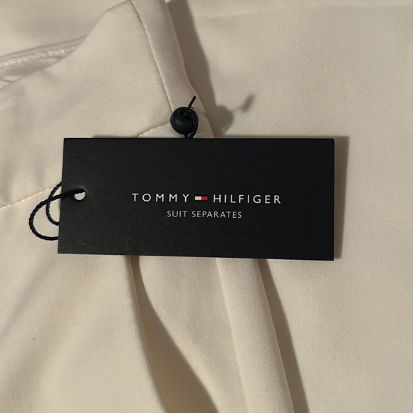 Ivory Suit Pants Size 10 Tommy Hilfiger - Picture 4 of 7